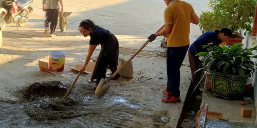 Vì một ngôi trường khang trang sạch đẹp